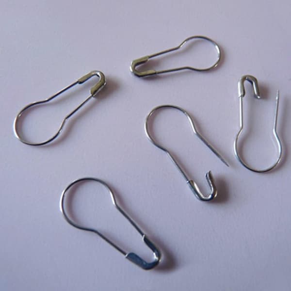 Krog Græskar Broche Broche Tråd Broche Nål DIY Tilbehør 100 stk Sølv