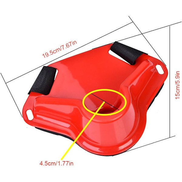 Båt Rock Fiske Spö Hållare Justerbar Stöd Midja Spö Hållare Bälte（röd） red