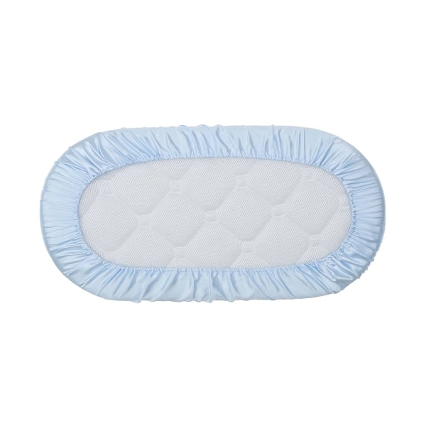 Babysängsskydd Madrasskydd Spjälsängsskydd Mjuk Andningsbar Babysängslakan (blå) blue