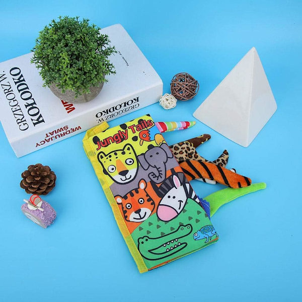 Mjukt tyg Senses 3D svans Ripstop bok djur svans tygleksaker (djungel) color 1