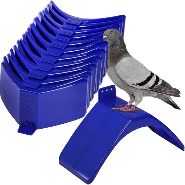 20 st Dove Rest Stand, Lättviktsduva sittpinnar i plast