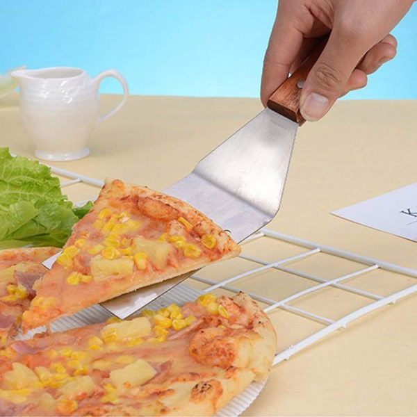 Pizzaspade, 3 st/set Rostfritt stål Lyftverktyg Skärverktyg Matlagningsverktyg