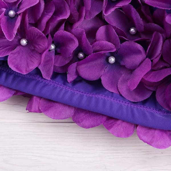 Håndlavet Blomsterblad Badehætte Komfortabel Blomster Badehætte (Lilla) Purple