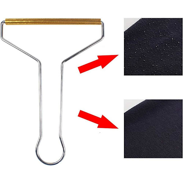 Bärbar Mini Fluff Removing Roller Fuzz Fabric Shaver Brush