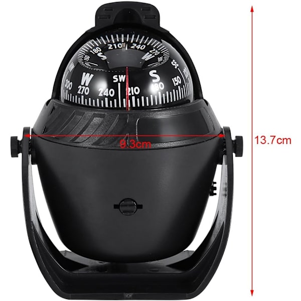 Hög precision LED-ljus elektronisk navigationscampingkompass GPS-navigering
