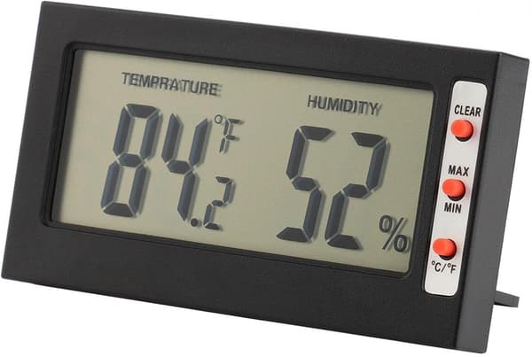 Digitalt hygrometer innendørs termometer fuktighetsmåler 2-i-1-måler