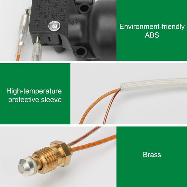 Reparationsdelar för utomhusvärmare Säkerhetskit Termoelement (M8 x1) och FD4 Dump Switch