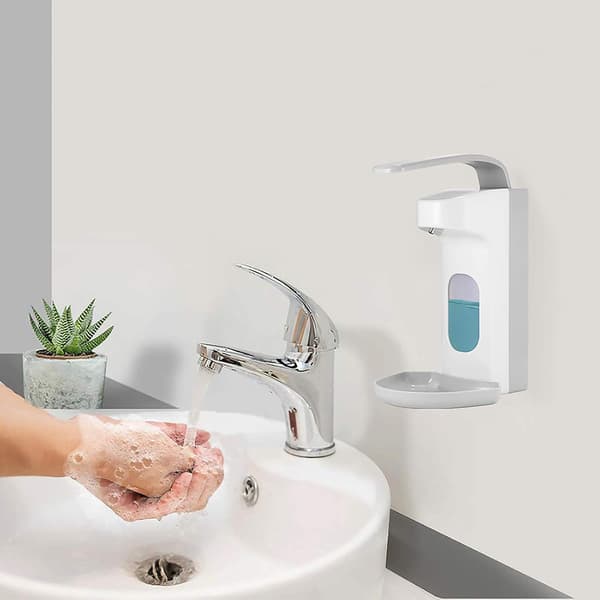 500 ml automatisk beröringsfri IR-rörelsesensor tvålbehållare för väggmontering