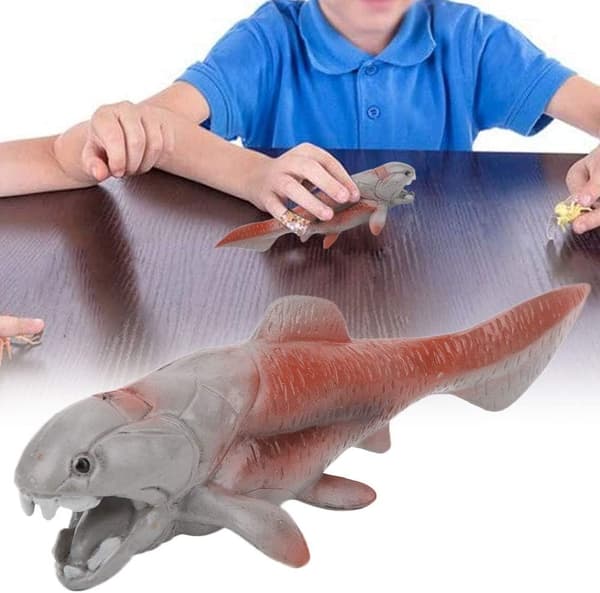 Dunkleosteus Figur Simulering Jurassic Forntida Djur Förhistoriska Marina Djurmodell