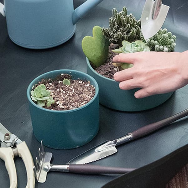 Omplantningsmåtte til planter, foldbar havemåtte, til omplantning af havespirer