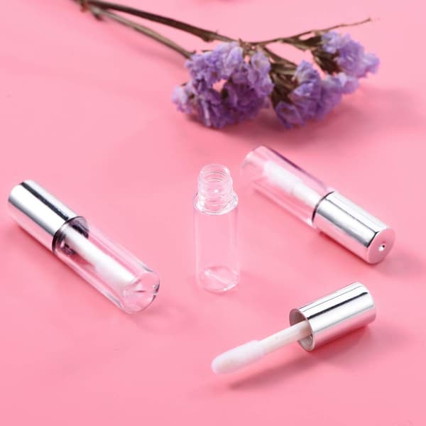 45 stk. Lipgloss-tuber Tomme Plast Klare Leppepomadeflaskebeholdere 1,2 ml