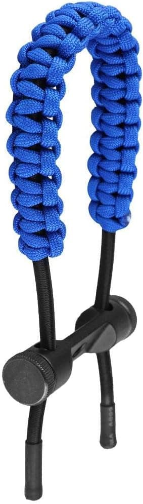 Bueskydningshåndledsrem, 1 stk. justerbar holdbar læderkompositbuehåndledsrem (blå) Blue