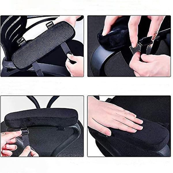 Armstödskudde 2 st Vadderad armstödskudde med justerbar armbåge