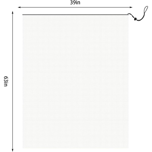 Vinterdragsnöre Växtöverdrag Växtskyddsöverdrag Väska Frostduk Filt - 2 st