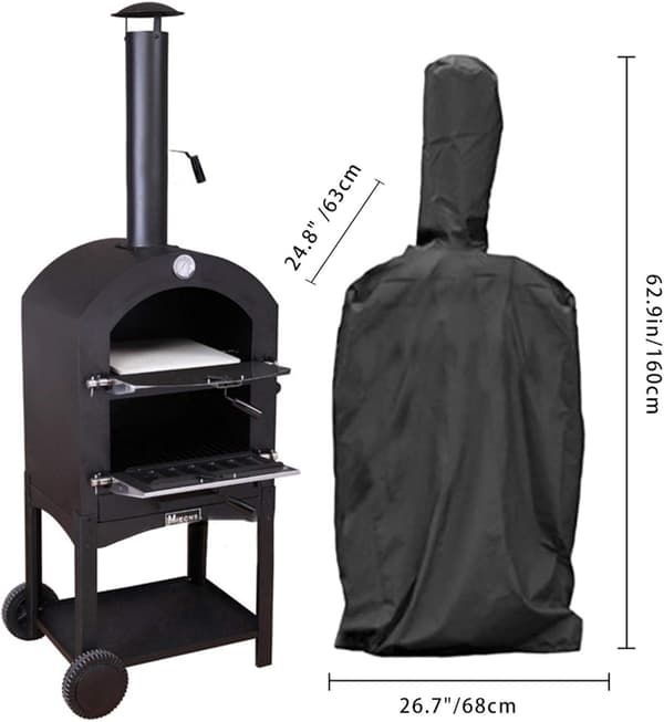 Pizzauunin suojapeite - Ulkouunin suoja säänkestävä pölytiivis