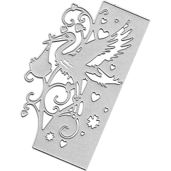 Spetskantstans, Scrapbook Spetshörn Stans Skärform Metallhantverk Stans