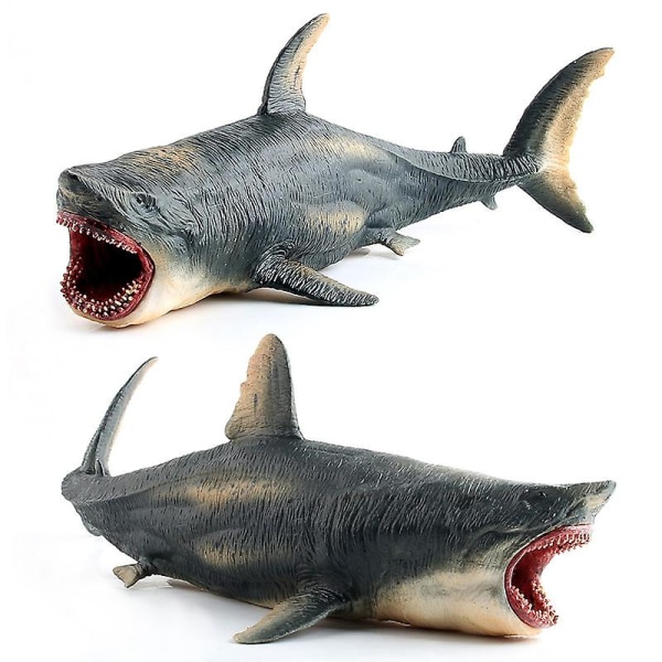 Shark modell leksak, miniatyr djur leksaker, enorm haj statyett, gäller för havet varelse dekorativa