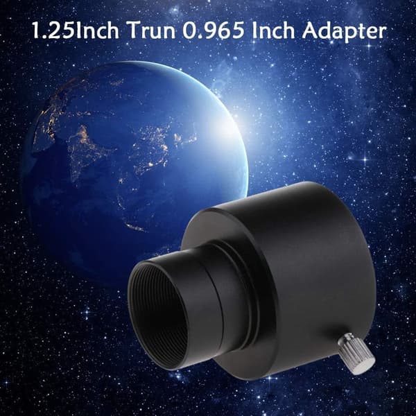 Fuldmetal 0,965'' til 1,25'' teleskopokularadapter (24,5 mm til 31,7 mm) - Sort