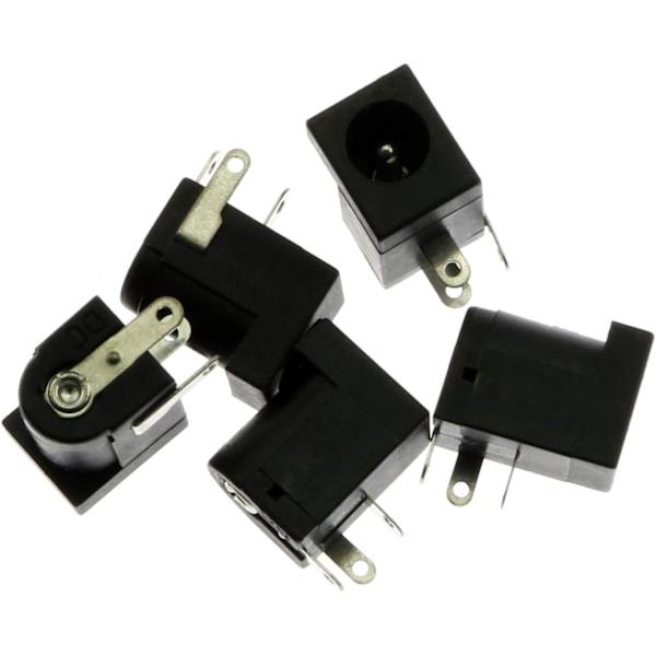 Strömkontaktuttag Jack Plug DC-005 DC-uttag Power Bucket Jack - 5 stycken