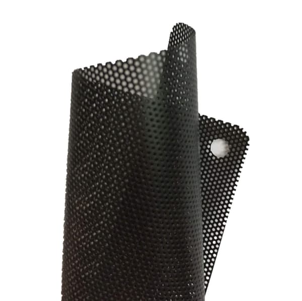Datamaskin Vifte Støvfilterdeksel Med Hullventilasjon (Svart, 8cm) 5 Stykker 8cm