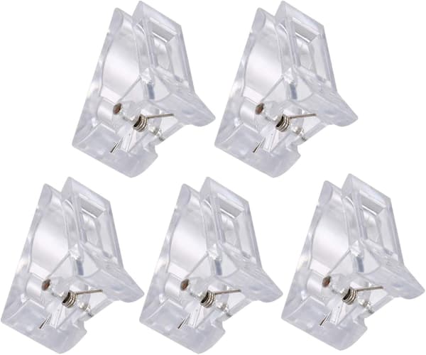 Pakke med 5 Quick Nail Tips Fingerforlengelse LED Builder Neglegel Manikyrsett