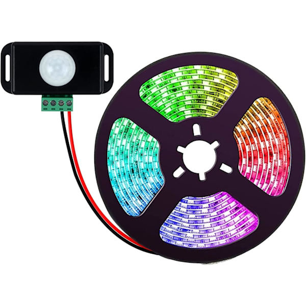 12V 24V PIR-sensor LED rörelsesensorbrytare rörelsetimerfunktion skyltkontroll PIR-styrenhet lämplig för 5630/3014/5050/5730 Ect enfärgad LED-remsa