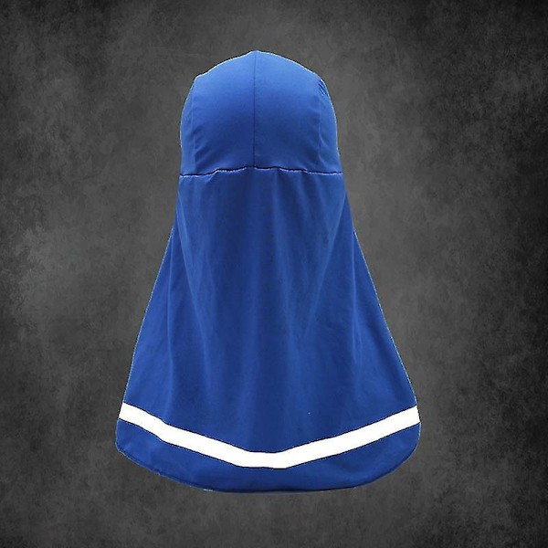 Utomhus ridning lång svans hatt sommar halsduk hatt svettabsorberande snabbtorkande hjälm (gul) Yellow