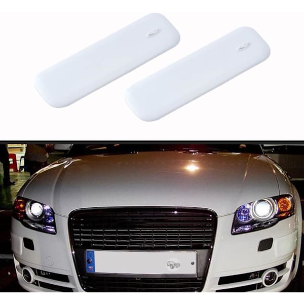 2-pack stötfångarskydd för bil, reptålig skyddande antikollisionsremsa (grå) Grey