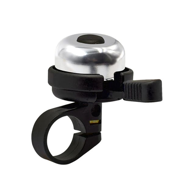 Cykelklocka Mini Aluminium Cykelring Horn Silver