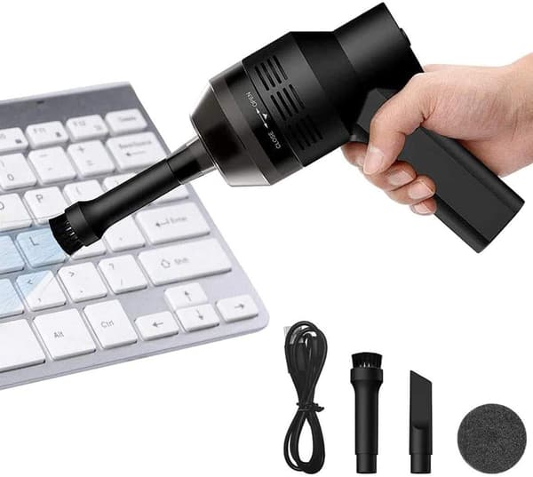 Tastaturrenser Mini Kraftig USB Trådløs Datastøvsuger