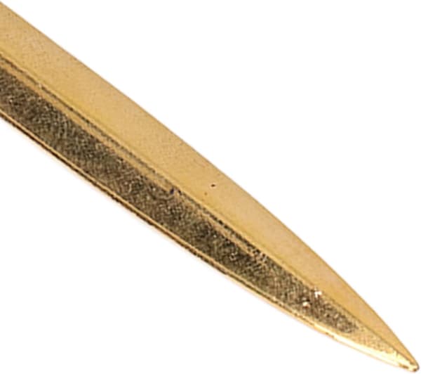 1 stk. brevåbner hæftefjerner værktøj retro elegant kuvertåbner (guld) color 2