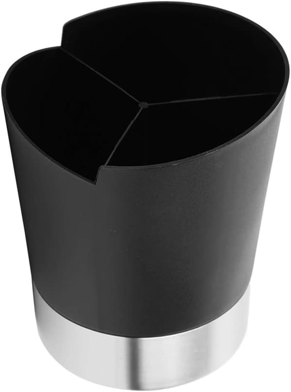 Stråholder til bordplade, drikkestrådispenser i rustfrit stål, gaffel- og skeholder