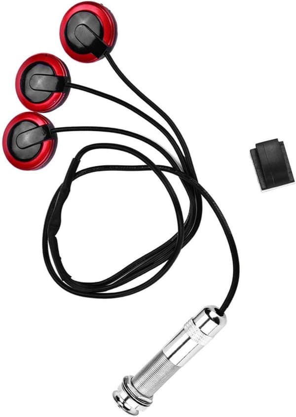 Guitar Pickup Selvklæbende Design Pickup Mikrofon Transducer Sæt Ingen Batteri Nødvendig