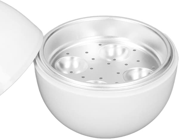 Mikrobølgeovn Eggkokere 4 Egg Multifunksjonell Eggdamper Husholdnings Frokostmaskin