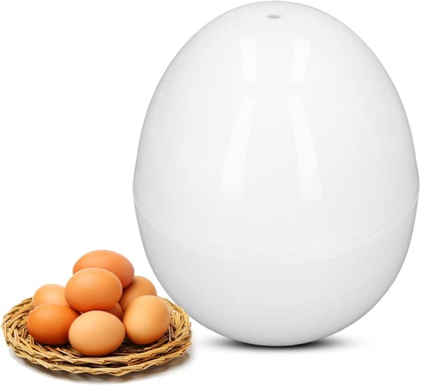 Mikrobølgeovn Eggkokere 4 Egg Multifunksjonell Eggdamper Husholdnings Frokostmaskin