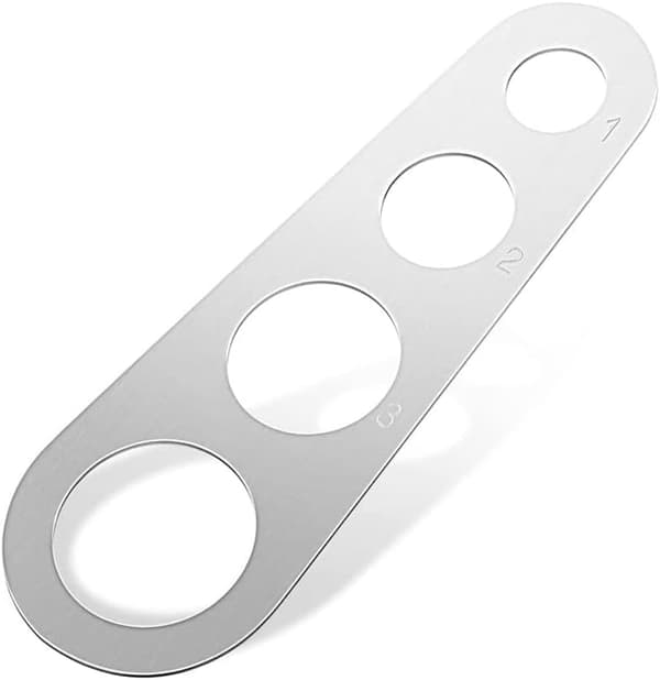 Måler til spaghetti og pasta i rustfrit stål