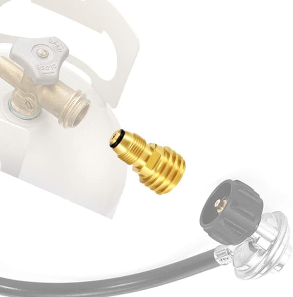 Udendørs camping propan tank konvertering gas fitting propan tank adapter