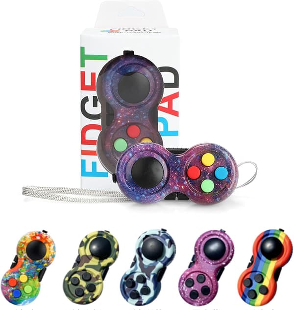 Fidget Pads Legetøj med 9 Fidget Funktioner, Fidget Controller Pad Legetøj Stressreducerende Fidget Legetøj (stil 2) color 2