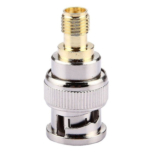 Koaxial RF-kontakt BNC hane till SMA hona RF-koaxialadapterkontakt 2 st