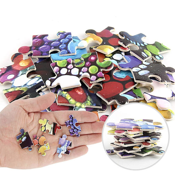 Mandala Flygplan Pussel, Blomma Fritid Underhållning Pussel 1000 Pcs