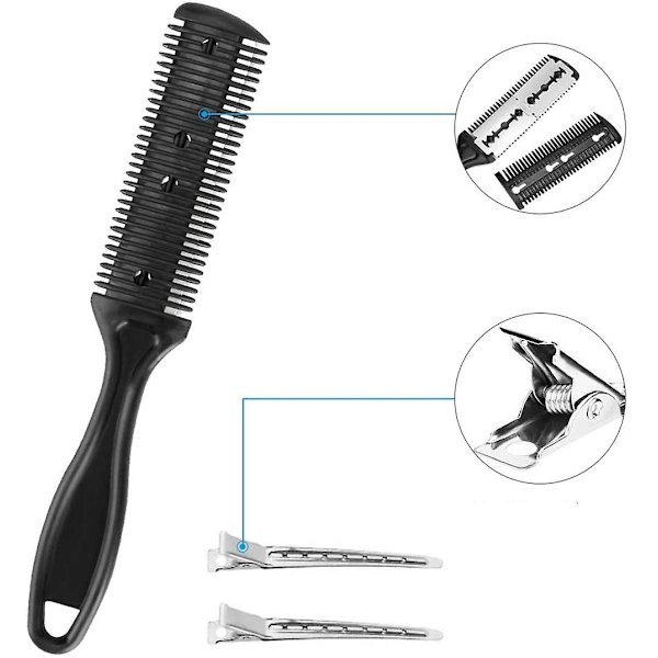 Professionella hårsaxar set, 10 delar saxar kit för hem, salong