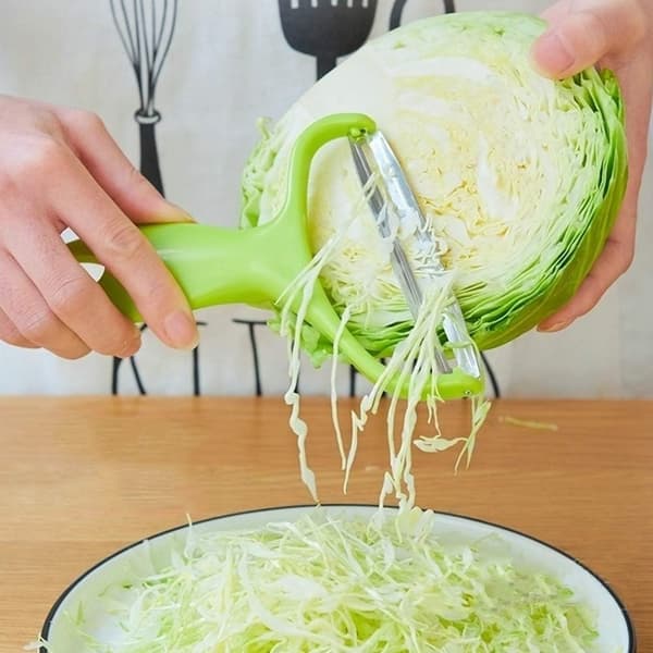 Bred Mun Peeler Kål Potatis Morot Rivjärn Köksredskap 2 st