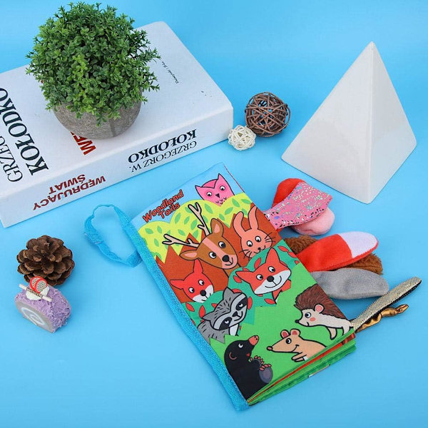 Mjukt tyg Senses 3D svans Ripstop bok djur svans tyg leksaker (skog) color 4