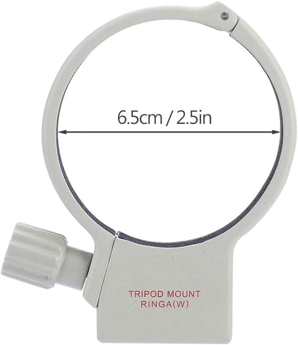 Objektivfästesring i aluminiumlegering, stativfästesring, SLR-tillbehör, 1 st