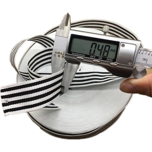 45 meter randigt grosgrainband randigt tyg spetsband kantband bälte bredd 2,5 cm