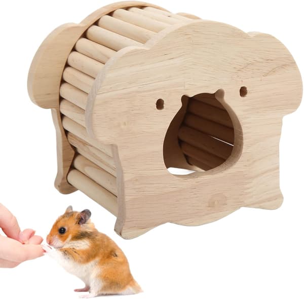 Træhus, Træhule i grisehovedform til hamster og smådyr