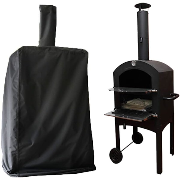 Utomhus pizzaugn lock svart väska extra stor 160*37*50