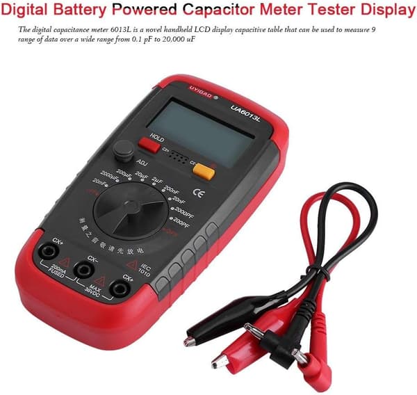 Håndholdt digital kapacitans professionel tester 0,1pF - 20000uF