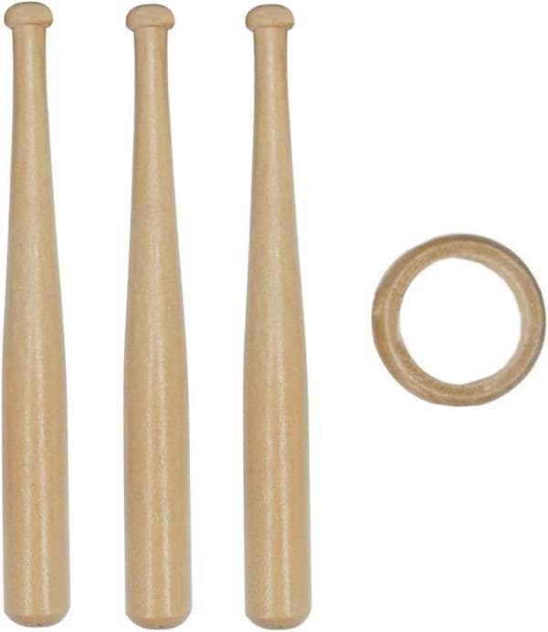 1 PAKKE Baseballstativholder Tre baseball Base Ball Stativ Displayholder