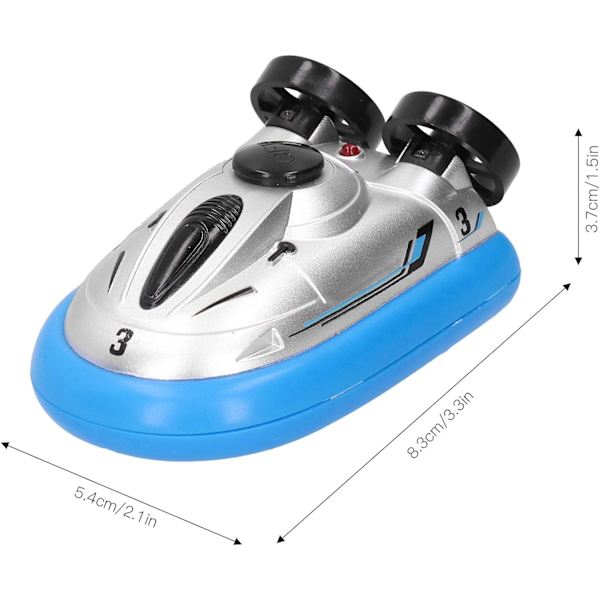 4G Fyrvägs Trådlös Fjärrkontroll Hovercraft Uppladdningsbar Fjärrkontroll Båt (Blå) Blue